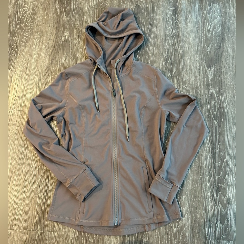 Lulu define jacket dupe size large, color dusty purple/rose | brand CRZ yoga